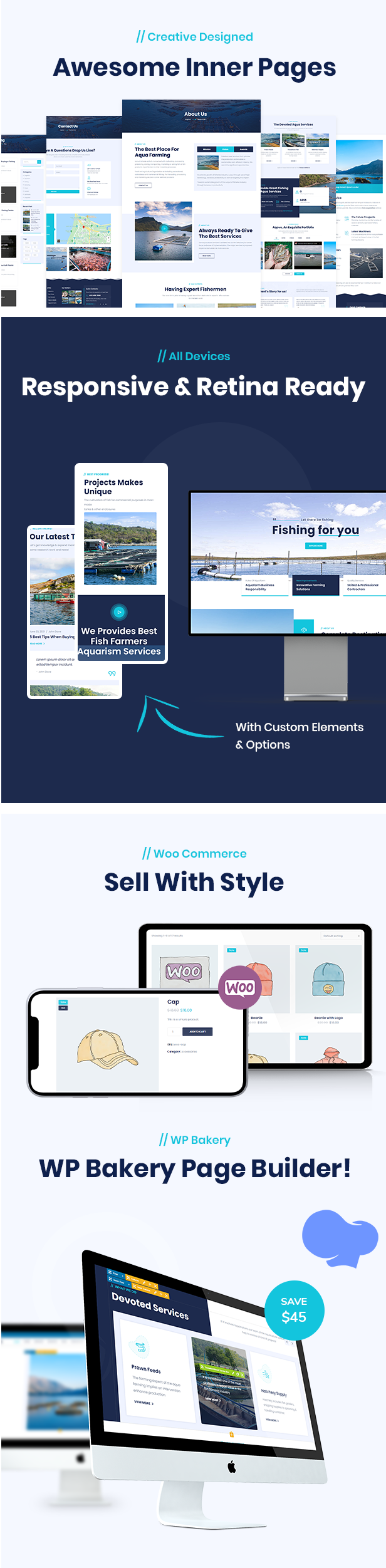 AquaFarm & Fishery Services WordPress-Theme