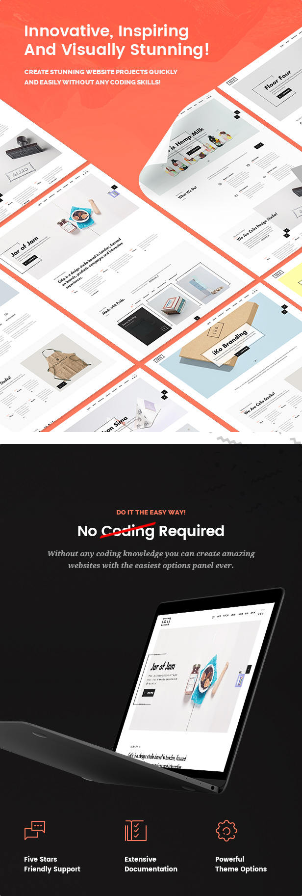 Celia – Innovatives und inspirierendes Portfolio-WordPress-Theme für moderne Agenturen und Freiberufler – 1