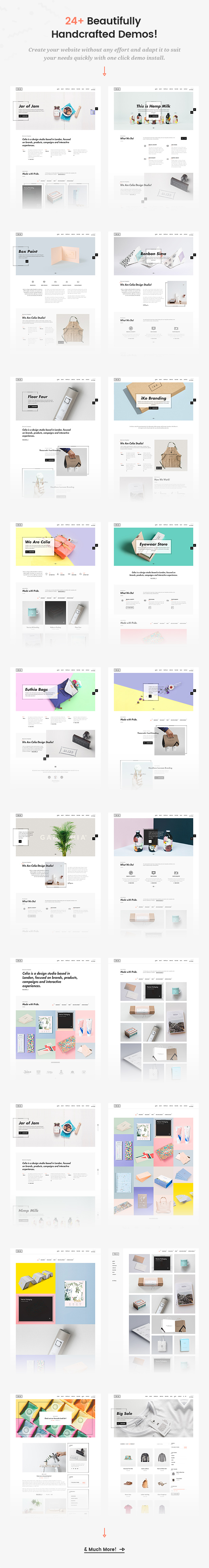 Celia – Innovatives und inspirierendes Portfolio-WordPress-Theme für moderne Agenturen und Freiberufler – 2