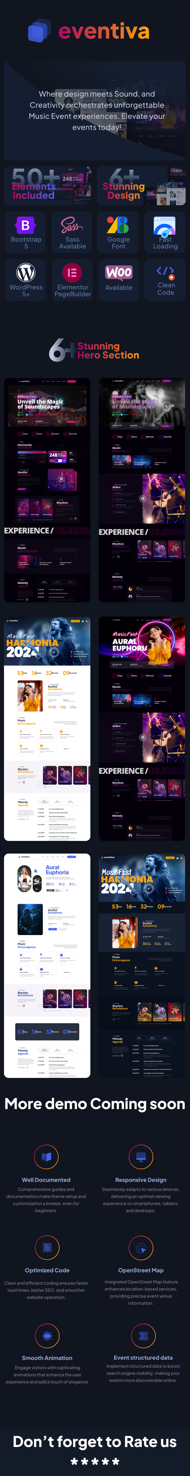 Eventiva – Landingpage-WordPress-Theme für Musik- und Bandveranstaltungen