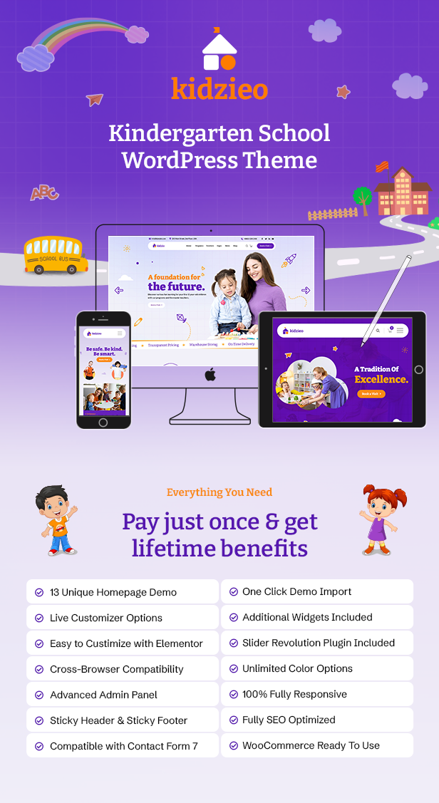 Kidzieo WordPress-Theme