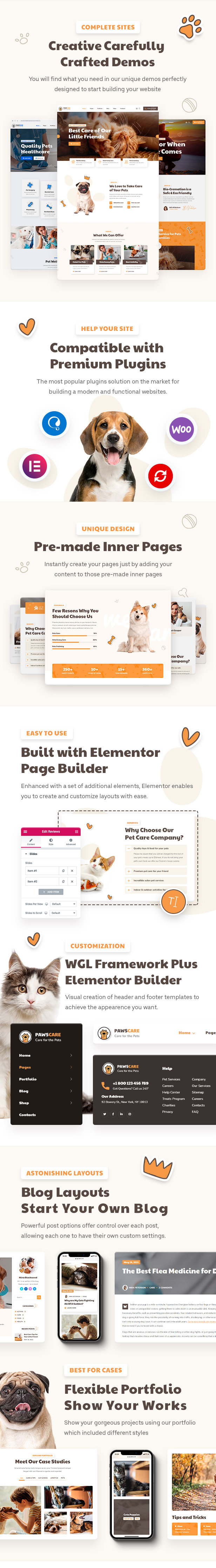 PawsCare – WordPress-Theme für Tierpflege und Veterinärmedizin – 1