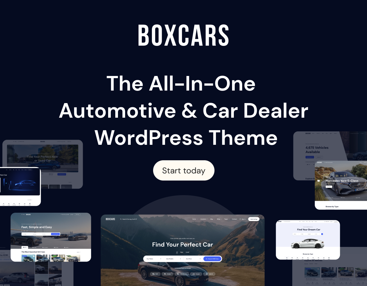 Boxcar – WordPress-Theme für Automobile und Autohändler – 4