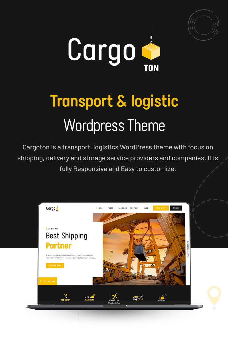 Cargoton – WordPress-Theme für Transport und Logistik – 5