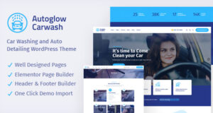Autoglow – Autowasch-WordPress-Layout
