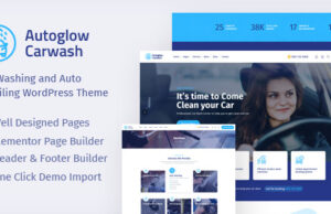 Autoglow – Autowasch-WordPress-Layout