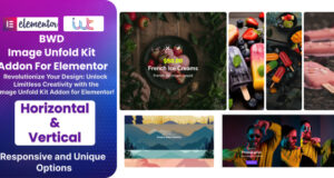 BWD Image Unfold Kit Addon für Elementor