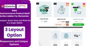 BWD WooCommerce-Produkt-Multi-Action-Addon für Elementor