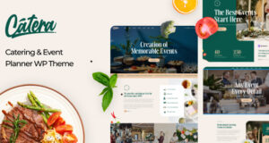 Catera – Catering- und Eventplaner-WordPress-Template