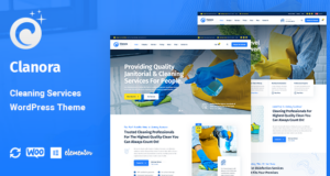 Clanora – WordPress-Template für Reinigungsdienste