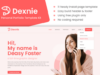 Dexnie – Persönliches Portfolio-Elementor-Vorlagen-Kit