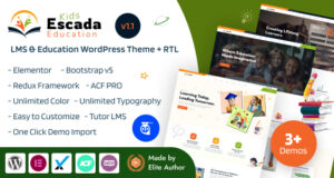 Escada – LMS-WordPress-Layout für Kinder, Schule und Bildung