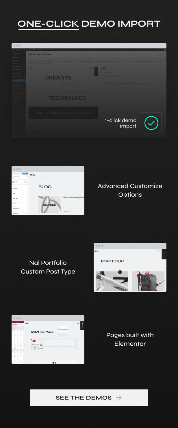 Nal – Creative Portfolio WordPress Theme – 2