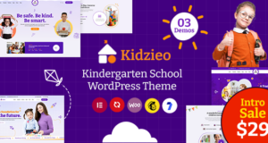 Kidzieo – Kindergarten-Schul-WordPress-Layout