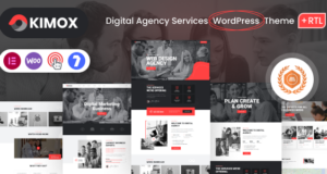 Kimox – Digitale Agenturdienste WordPress Template + RTL