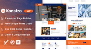 Konstro – Bau-WordPress-Template