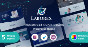 Laborex – WordPress-Layout für Labor und Forschung