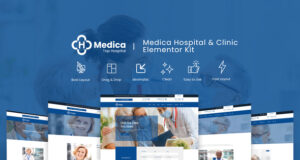 Medica – Elementor-Vorlagenkit für Krankenhäuser und Kliniken