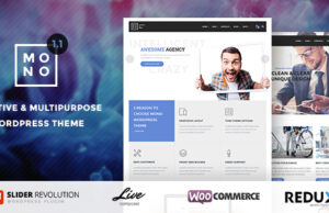 Mono – Kreatives Mehrzweck-WordPress-Template
