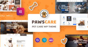 PawsCare – WordPress-Vorlage für Tierpflege und Veterinärmedizin