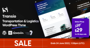 Transio – WordPress-Layout für Transport und Logistik