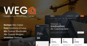 Wega – Bau-WordPress-Vorlage