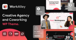 WorkAlley – WordPress-Template für Kreativagentur und Coworking