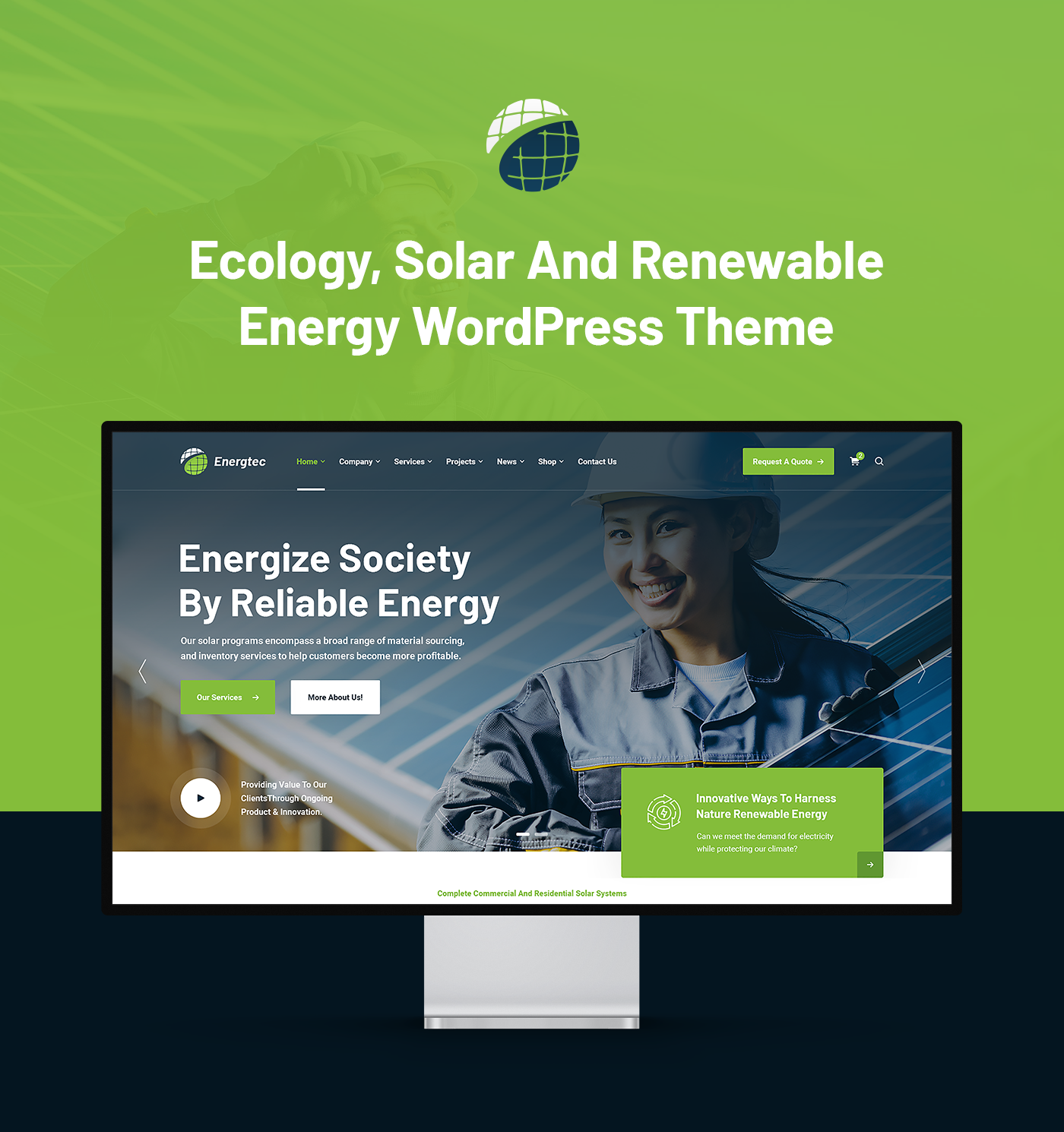 Energtec – Solar- und Windenergie-WordPress-Theme – 4