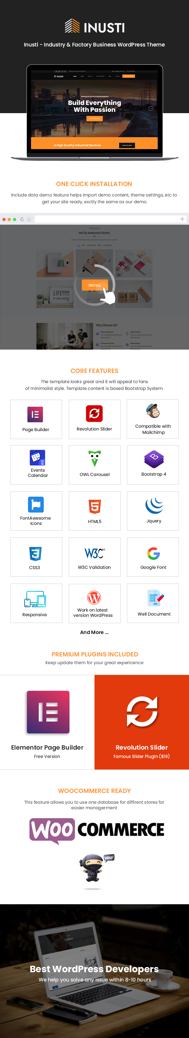 Inusti WordPress-Theme