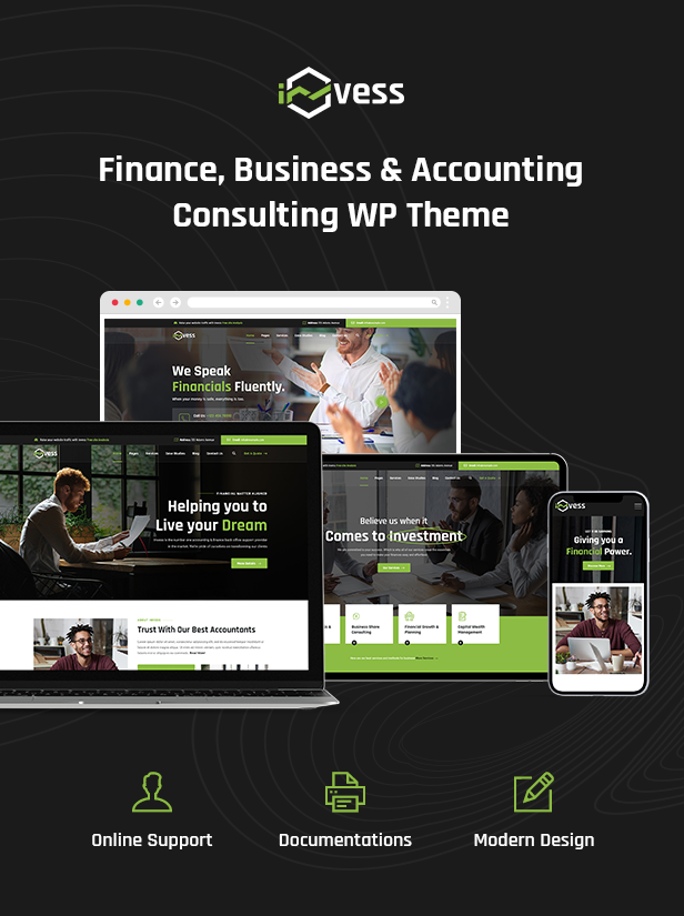 Invess Accounting & Consulting WordPress-Theme