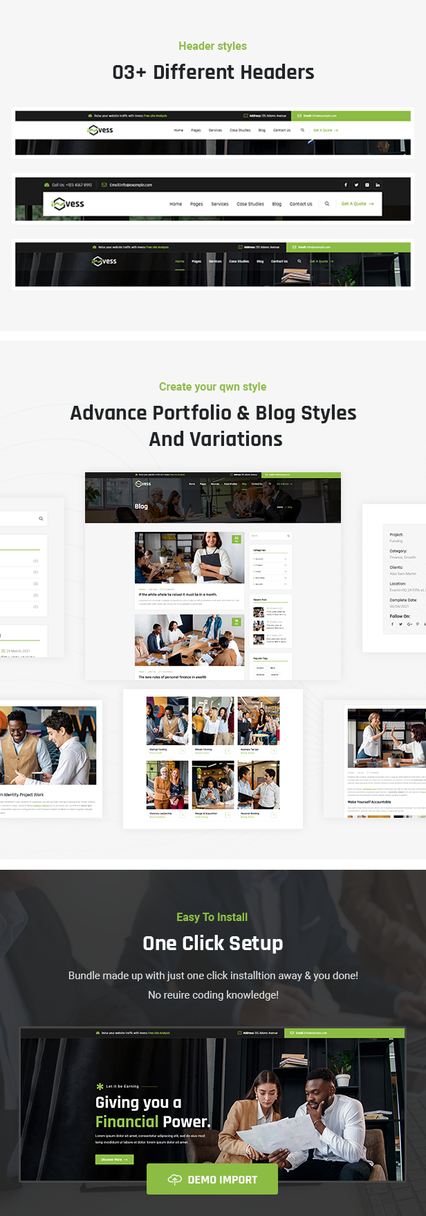 Invess Accounting & Consulting WordPress-Theme
