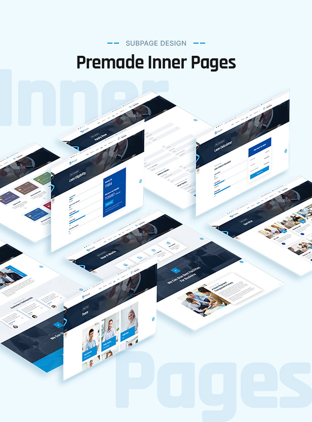 Benutzerdefiniertes WordPress-Theme für Kredite
