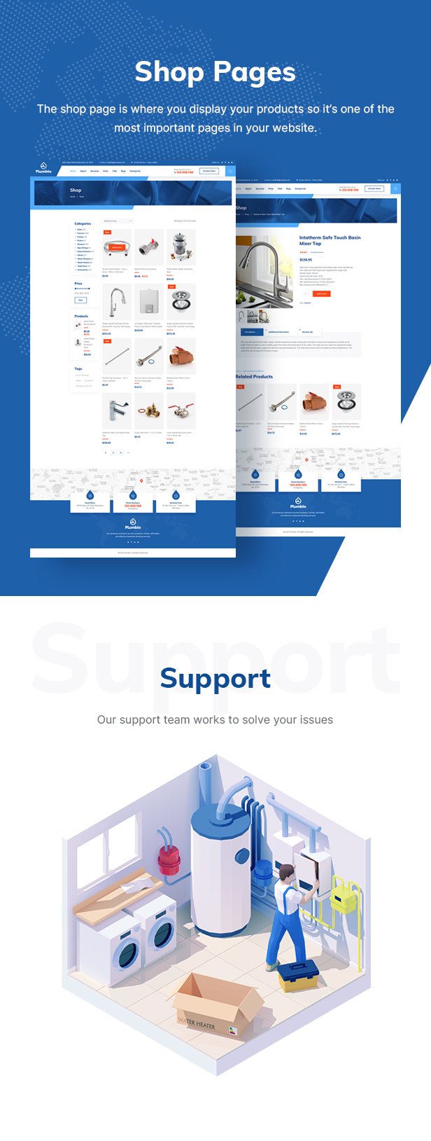 Plumbio – WordPress-Theme für Sanitärdienstleistungen – 5