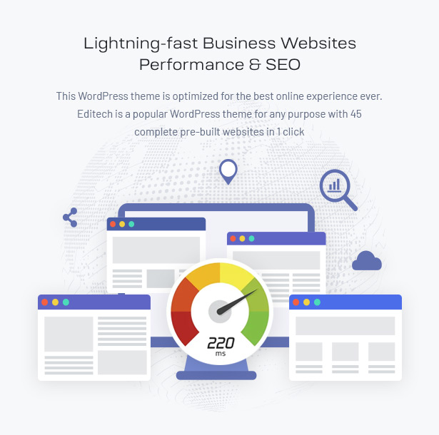 Editech Corporate Business WordPress Theme - Lightening-fast Business website WordPress