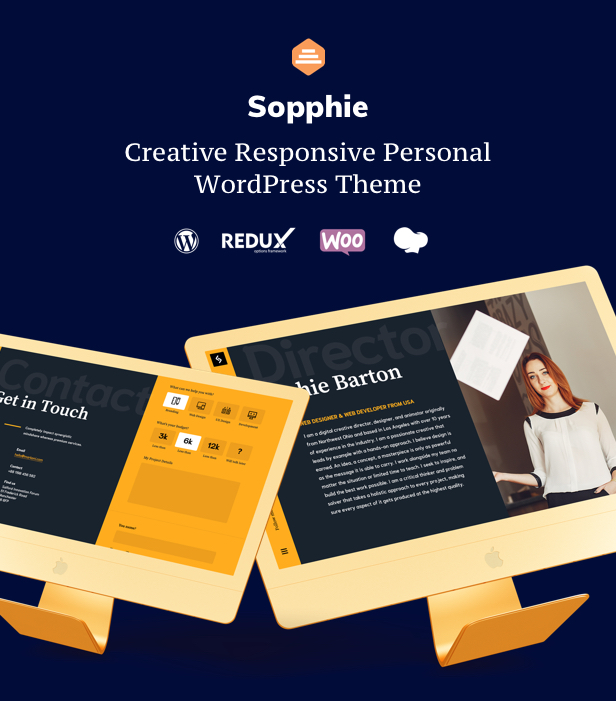 Kreatives persönliches Portfolio-WordPress-Theme