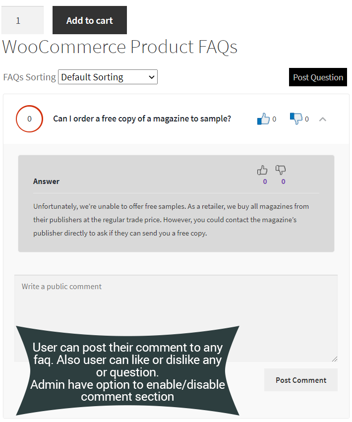 FAQ für WooCommerce – Erweitertes Produkt-FAQ-Plugin