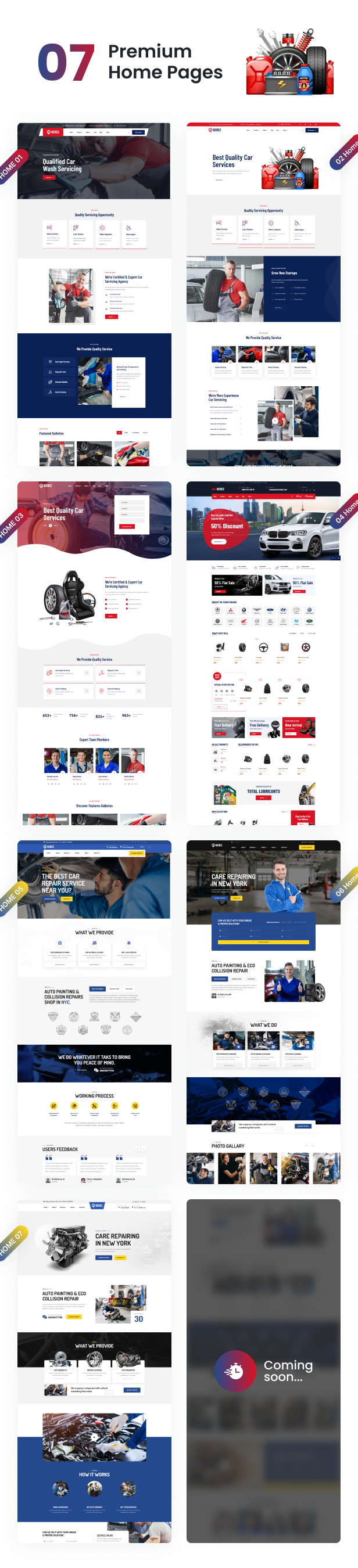 Gerez – Autoservice & Reparatur WordPress Theme + RTL – 2