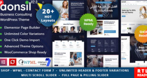 Aonsil – WordPress-Template für Unternehmensberatung