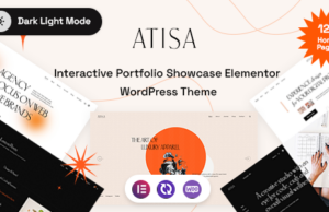 Atisa – Interaktives Portfolio-Showcase-WordPress-Vorlage