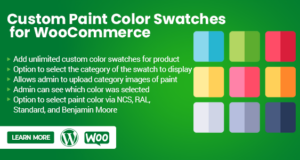 Benutzerdefinierte Farbfelder für WooCommerce