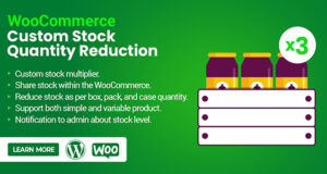 Benutzerdefinierte WooCommerce-Bestandsmengenreduzierung