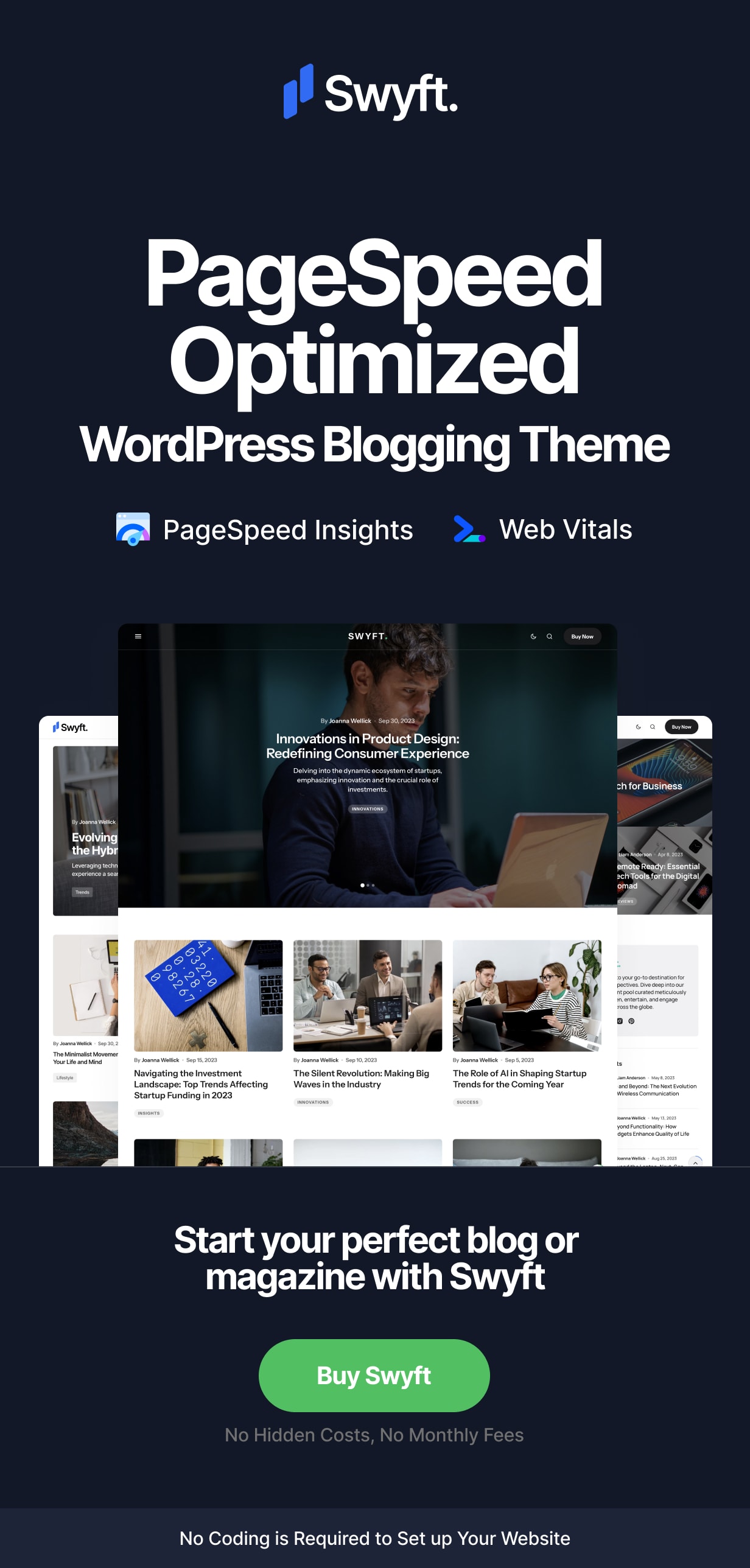 Swyft – PageSpeed-optimiertes WordPress-Blog-Theme – 15