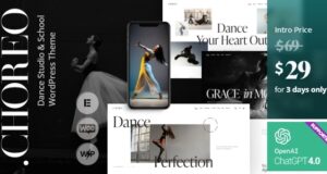 Choreo – WordPress-Layout für Tanzstudio und Schule