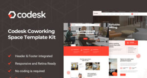 Codesk – Coworking Space Elementor-Vorlagenkit