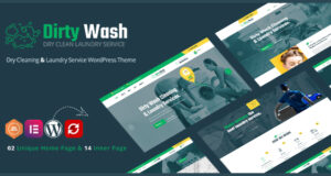 DirtyWash – Wäscheservice-WordPress-Vorlage