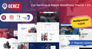 Gerez – Autoservice und Reparatur WordPress Vorlage + RTL