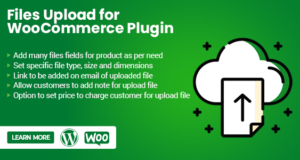 Hochladen von Dateien für das WooCommerce-Plugin