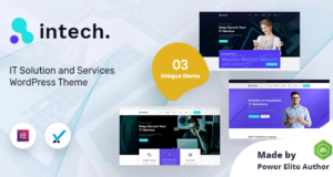 Intech – WordPress-Vorlage für IT-Lösungsunternehmen