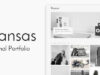 Kansas – Minimales Portfolio-WordPress-Vorlage
