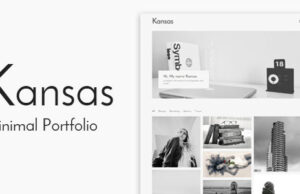 Kansas – Minimales Portfolio-WordPress-Vorlage